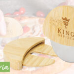 Corta-Pizzas Bambu com tampa "Complete"