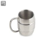 Caneca de Aço Inox 275 ml "Sinborg"