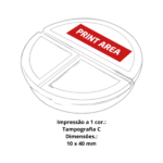 Caixa de Comprimidos redonda "Flosil" - Image 2