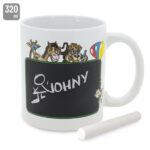Caneca de Ardósia Branco 320 ml "Party"
