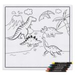 Mantel entretenimento infantil com cera "Sauros"