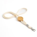 Lanyard bambú, etiqueta c/resina epoxi "West" - Image 8