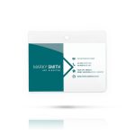 Identificador retângular em PVC c/furo "Spaci"