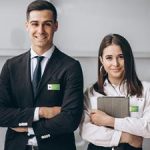 Crachá mate Retângular 69 x 34 mm "c/íman"