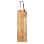 Bolsa de papel efeito madeira para vinho "Abeto" - Image 3