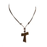 Colar de madeira "Tau" - Image 4