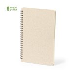 Caderno em Palha de Trigo/PP "Roshan"