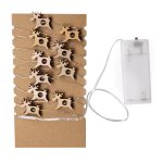 Enfeite de Madeira com 20 Leds "Plentox" - Image 7