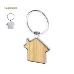 Porta-Chaves Casa Metal/Bambu "Cutum"