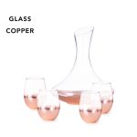 Decanter + 4 copos Vidro 1,8 L "Prescot"