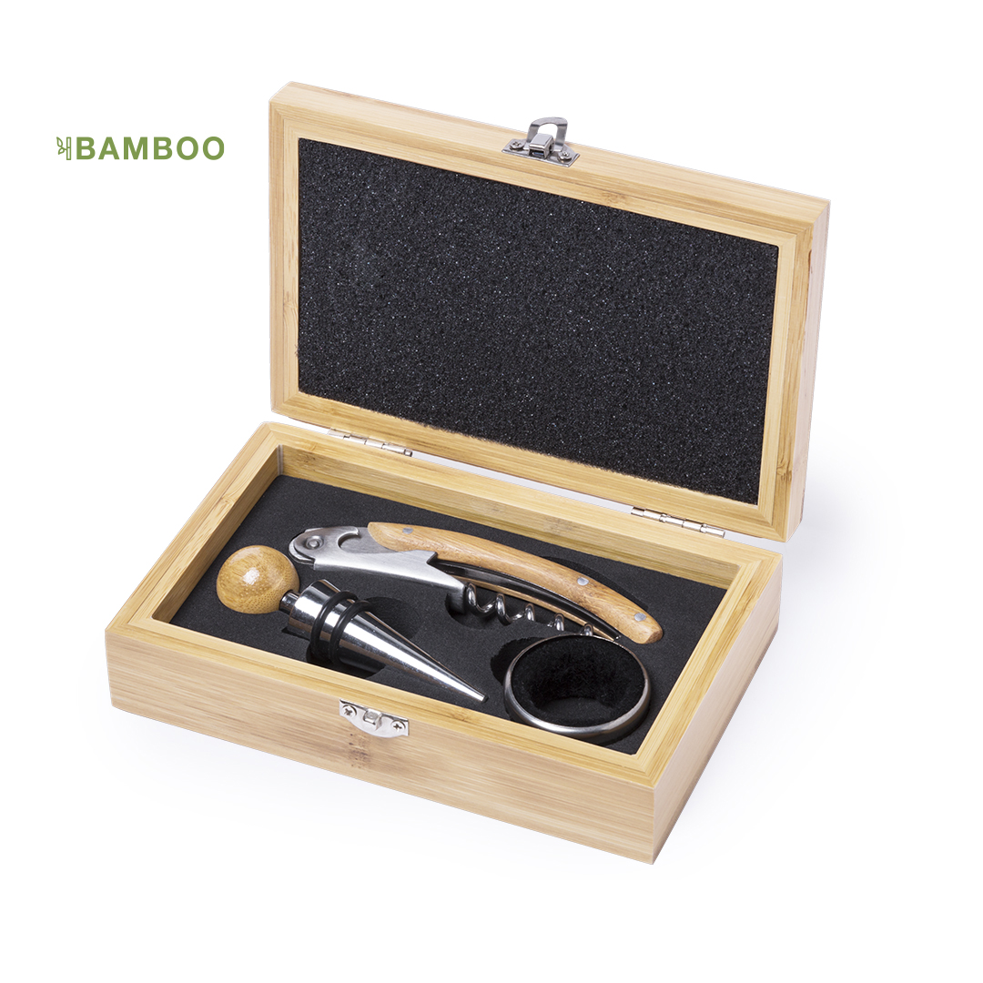 6099-000-11 Set de Vinhos Bambu "Nitol" - Image 1