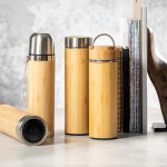 Termo Aço Inox/Bambu 500 ml "Moltex" - Image 3