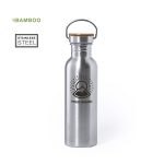 Garrafa Aço Inox/Bambu 800 ml "Rangler"