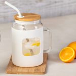 Caneca de Vidro/Bambu 1,6 L "Jacin" - Image 5