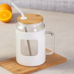 Caneca de Vidro/Bambu 1,6 L "Jacin" - Image 4
