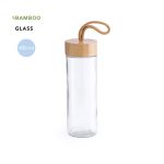 Garrafa Vidro/Bambu 430 ml "Burdis"