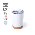 Copo Térmico Aço Inox/Cortiça 380 ml "Nerux"