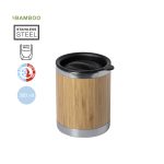 Copo Térmico Bambu/Aço Inox 300 ml "Lubon"