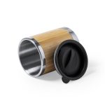 Copo Térmico Bambu/Aço Inox 300 ml "Lubon" - Image 4
