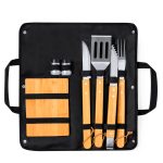 Set Churrasco Aço Inox/Bambu "Estrol" - Image 3