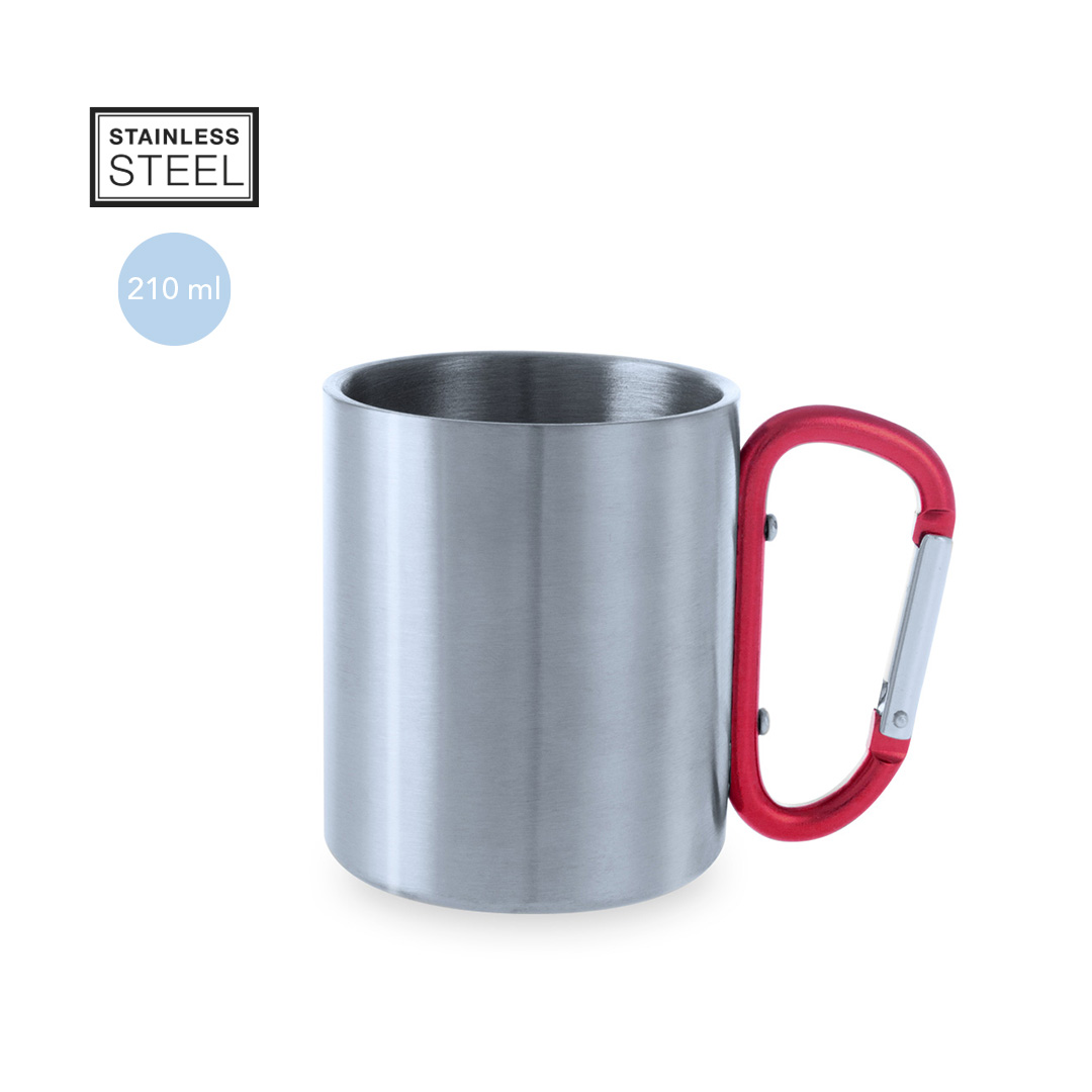 4509-000-10 Caneca Aço Inox 220 ml "Bastic" - Image 1
