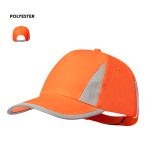 Boné Poliéster Fecho Velcro Refletor "Brixa"