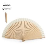 Leque Madeira/Algodão "Dubert"