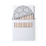 Set 12 Lápis e 12 Folhas "Boltex"